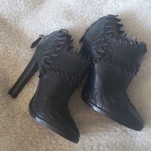 Alaia fire flame booties